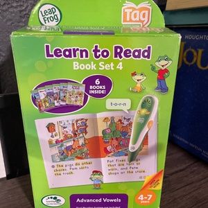 Leap Frog Tag Learn to read set 6 books Book set 4